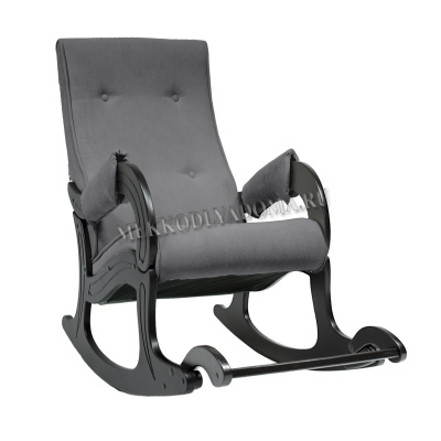 Кресло-качалка Модель 707 (Венге/Ткань серая Verona Antazite Grey) 