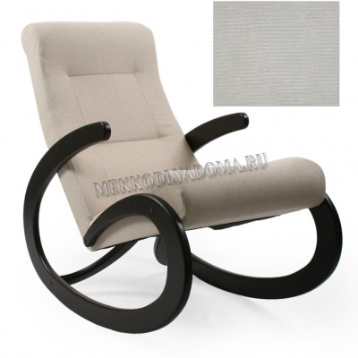 Кресло-качалка Модель 1 (Венге/Ткань серая Verona Light Grey)