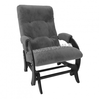 Кресло-глайдер Модель 68 (Венге/Ткань Темно-серый Verona Antrazite Grey)