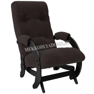 Кресло-глайдер Модель 68 (Венге/Ткань Темно-коричневый Verona Wenge)